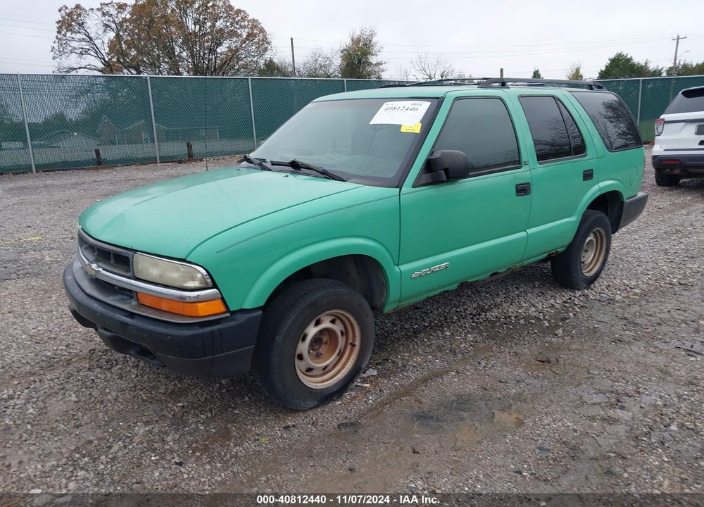 2003 CHEVROLET BLAZER LS VIN: 1GNCS13X93K166863