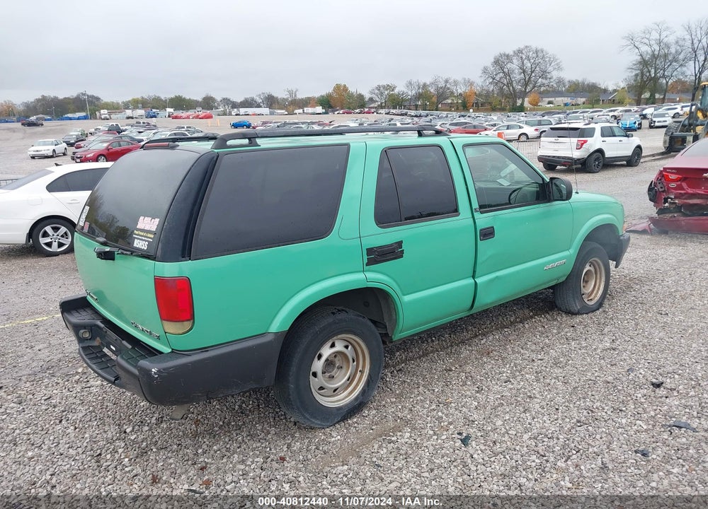 2003 CHEVROLET BLAZER LS VIN: 1GNCS13X93K166863