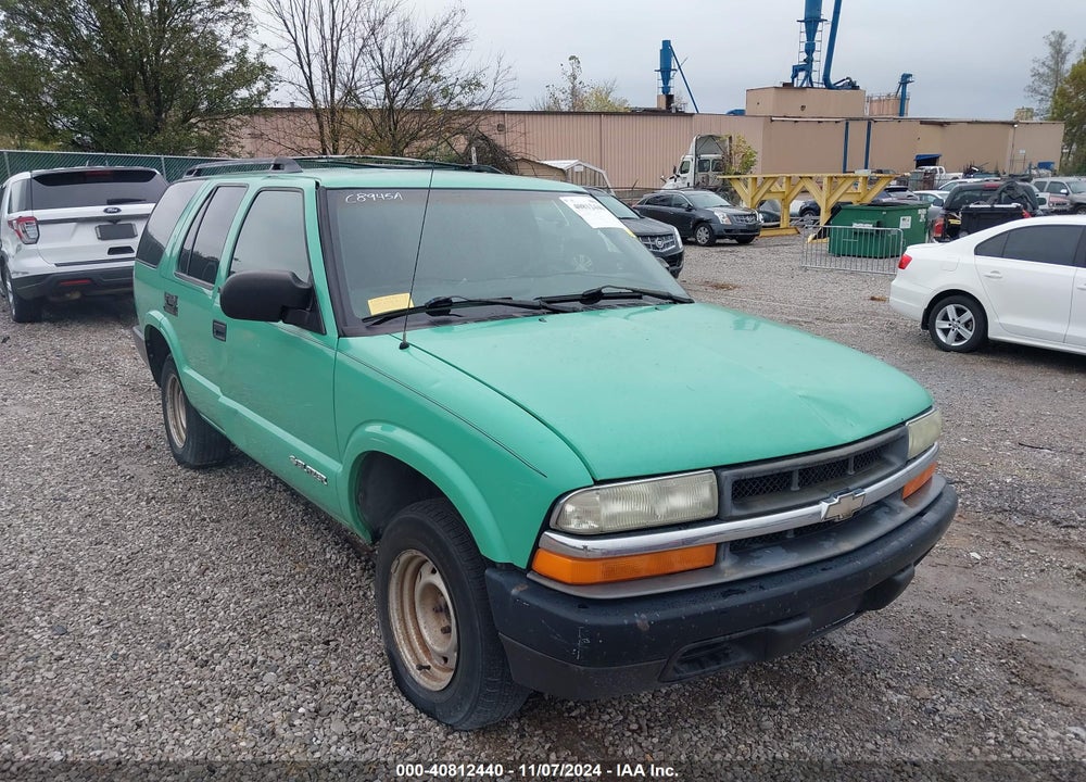 2003 CHEVROLET BLAZER LS VIN: 1GNCS13X93K166863