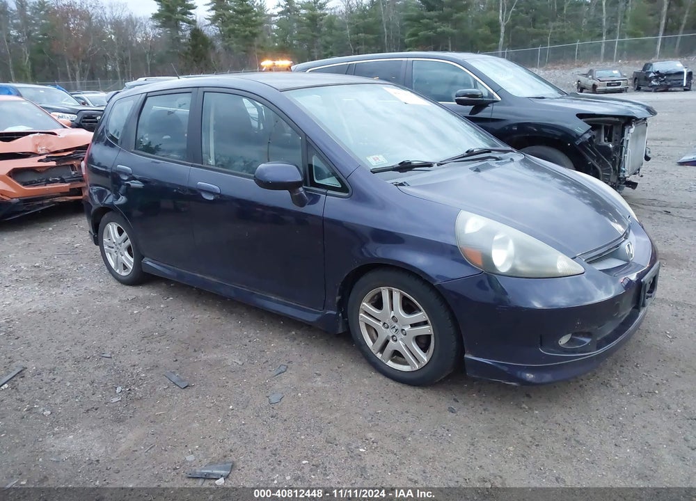 2008 HONDA FIT SPORT VIN: JHMGD386X8S016993