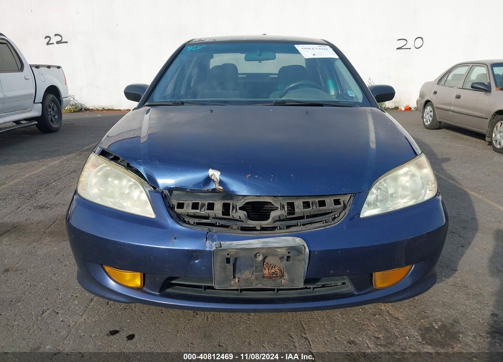 2005 HONDA CIVIC LX VIN: 2HGES15675H571413