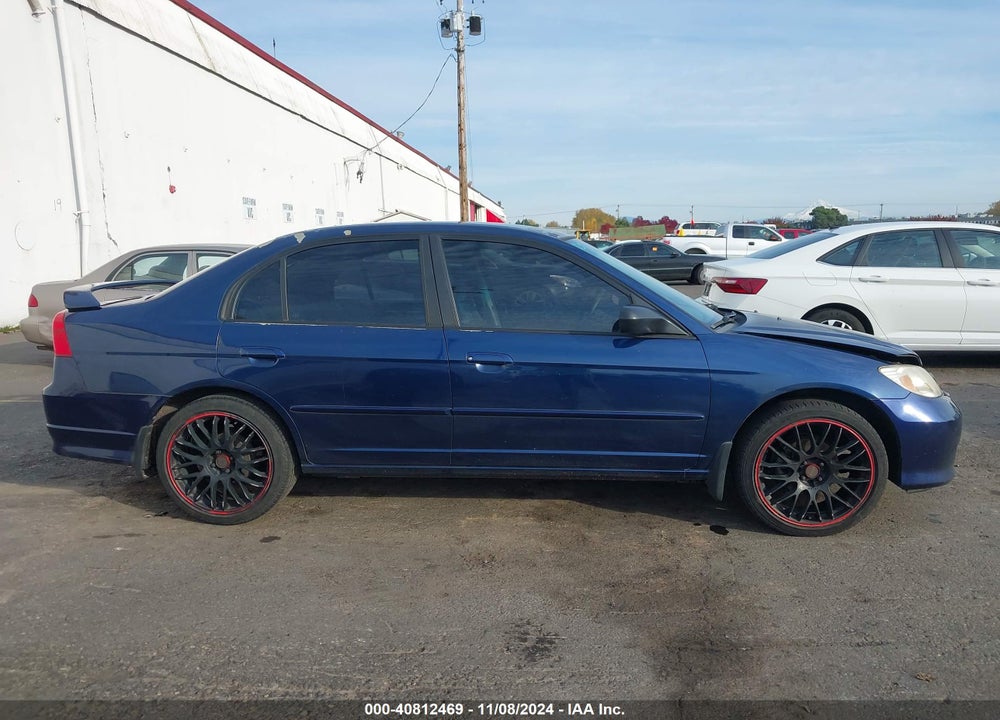 2005 HONDA CIVIC LX VIN: 2HGES15675H571413