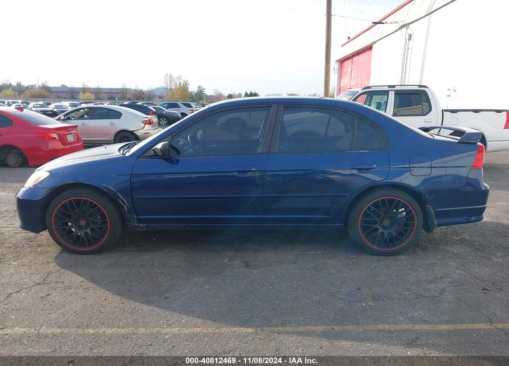 2005 HONDA CIVIC LX VIN: 2HGES15675H571413