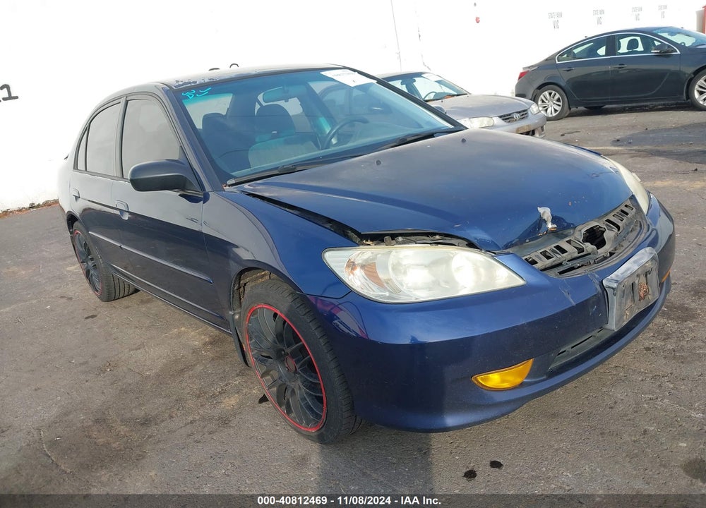 2005 HONDA CIVIC LX VIN: 2HGES15675H571413