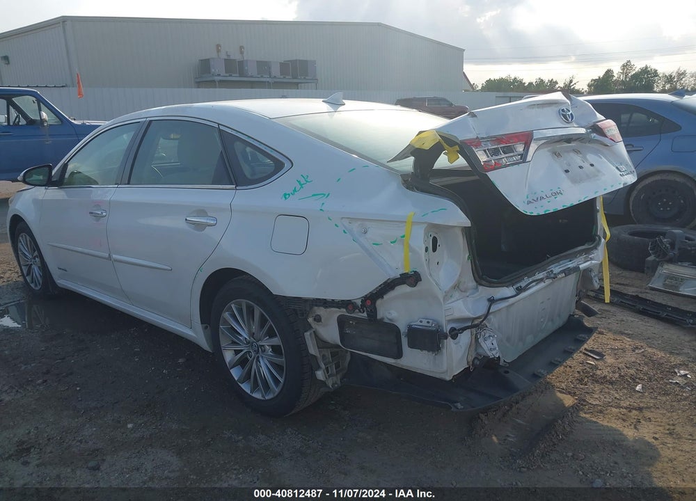 2017 TOYOTA AVALON HYBRID LIMITED VIN: 4T1BD1EBXHU058761