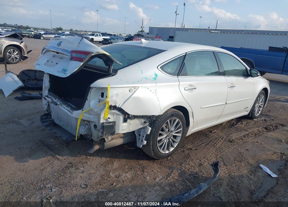 2017 TOYOTA AVALON HYBRID LIMITED VIN: 4T1BD1EBXHU058761