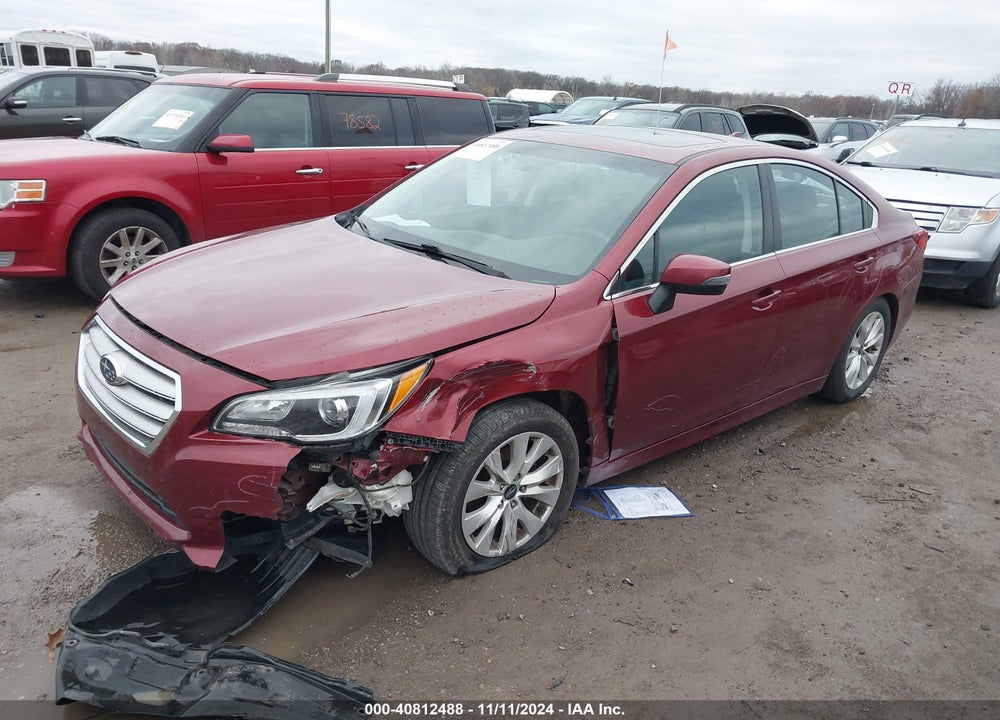 2016 SUBARU LEGACY 2.5I PREMIUM VIN: 4S3BNBH6XG3015337
