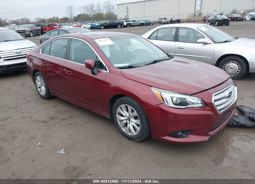 2016 SUBARU LEGACY 2.5I PREMIUM VIN: 4S3BNBH6XG3015337