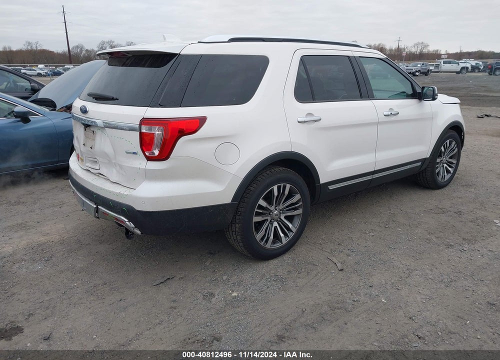 2017 FORD EXPLORER PLATINUM VIN: 1FM5K8HT7HGA56013