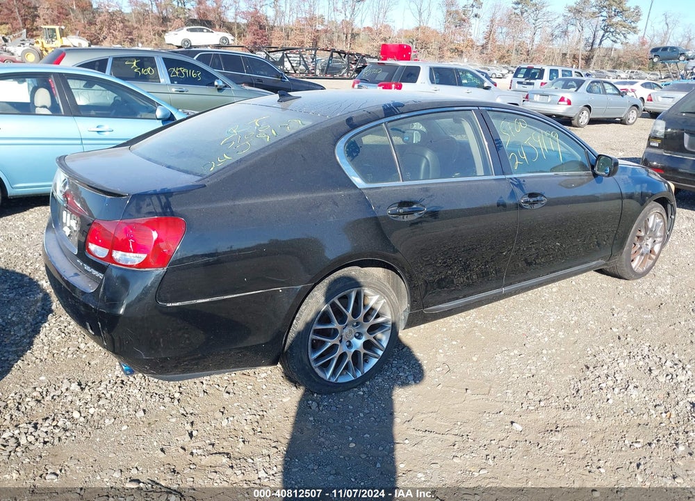 2007 LEXUS GS 350 VIN: JTHCE96S670007913