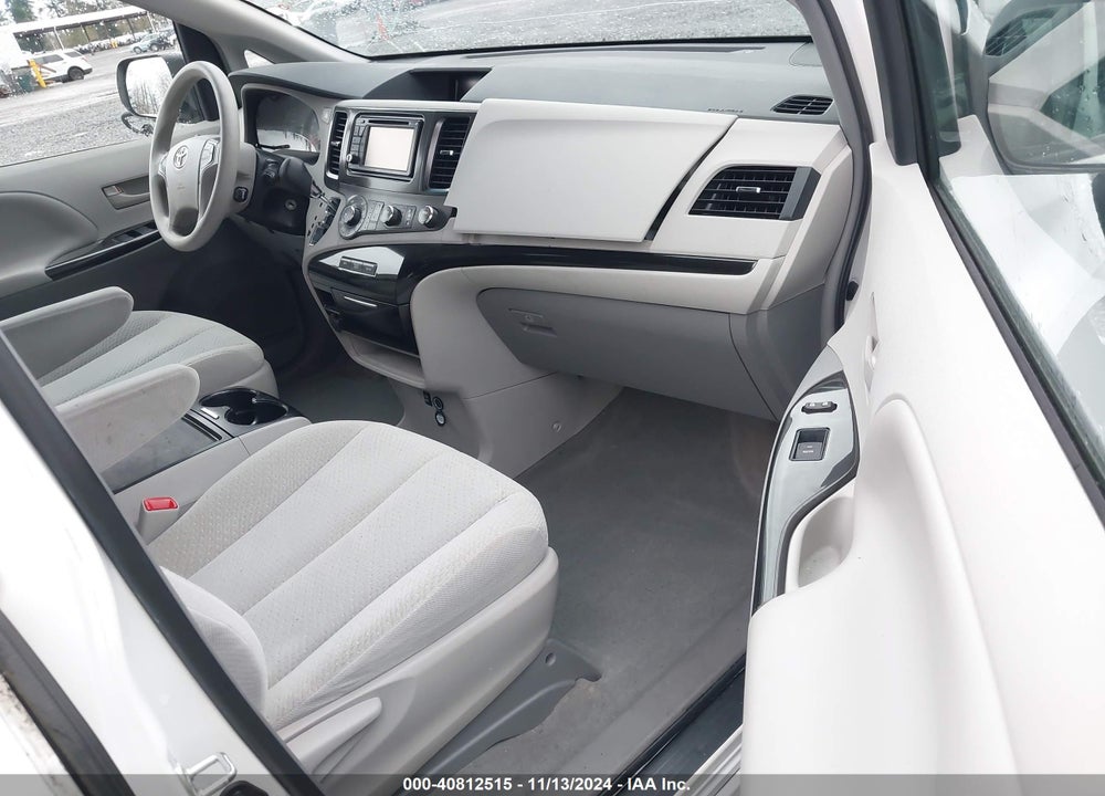 2012 TOYOTA SIENNA LE 7 PASSENGER VIN: 5TDJK3DCXCS047137