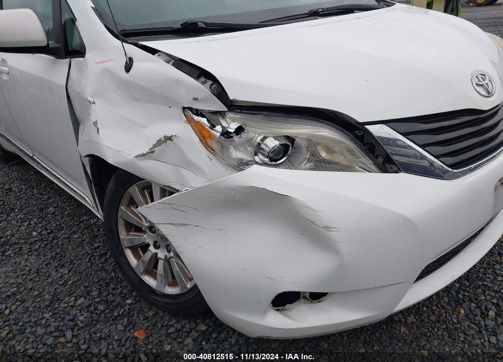 2012 TOYOTA SIENNA LE 7 PASSENGER VIN: 5TDJK3DCXCS047137
