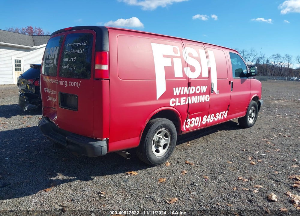2008 CHEVROLET EXPRESS WORK VAN VIN: 1GCFG15X381123489