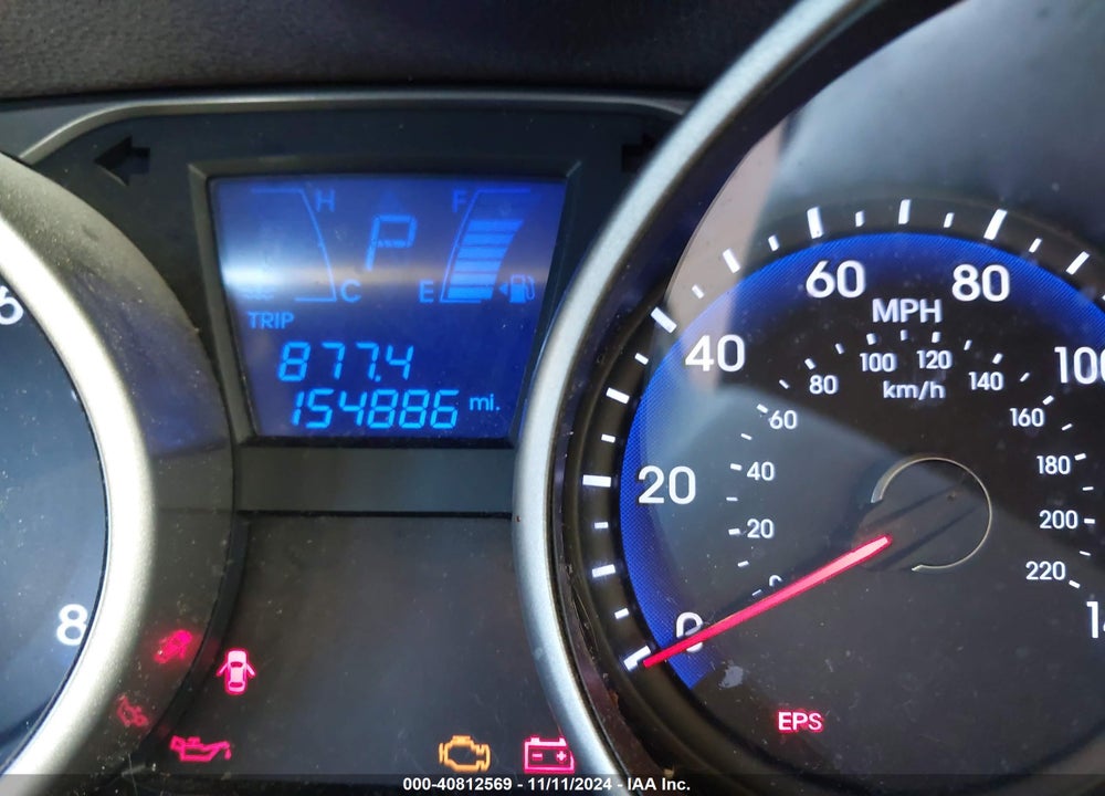 2012 HYUNDAI TUCSON GLS VIN: KM8JU3AC3CU361315