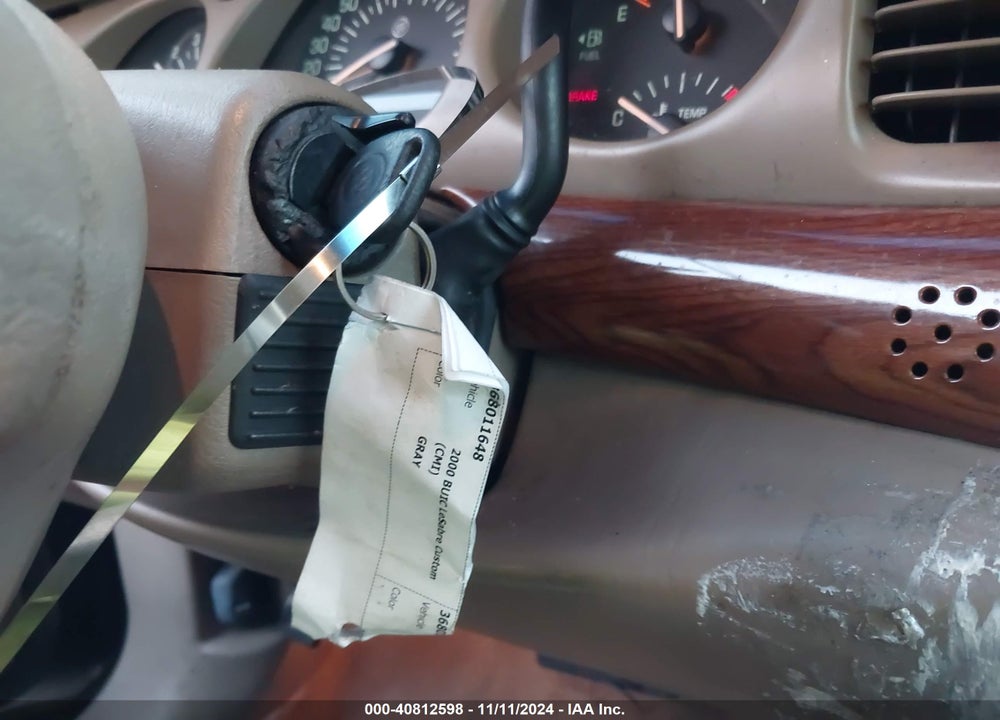 2000 BUICK LESABRE CUSTOM VIN: 1G4HP54K2Y4291642