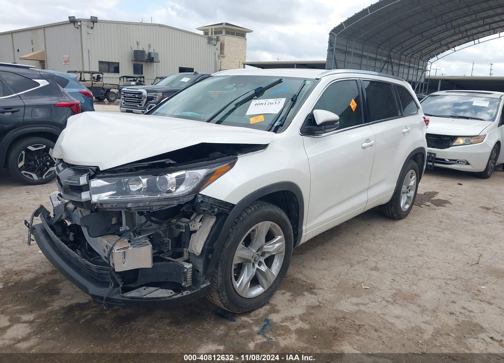 2019 TOYOTA HIGHLANDER LIMITED VIN: 5TDYZRFH1KS361165