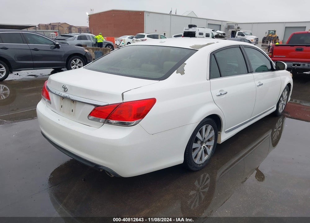 2011 TOYOTA AVALON LIMITED VIN: 4T1BK3DB7BU398749
