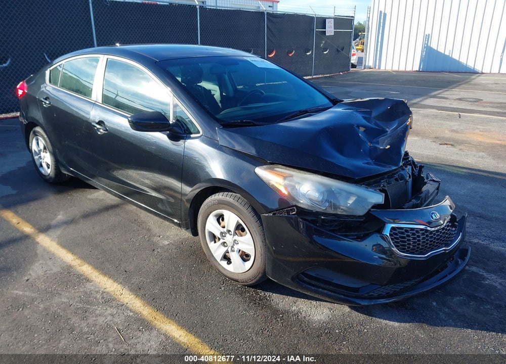 2016 KIA FORTE LX VIN: KNAFK4A65G5496597