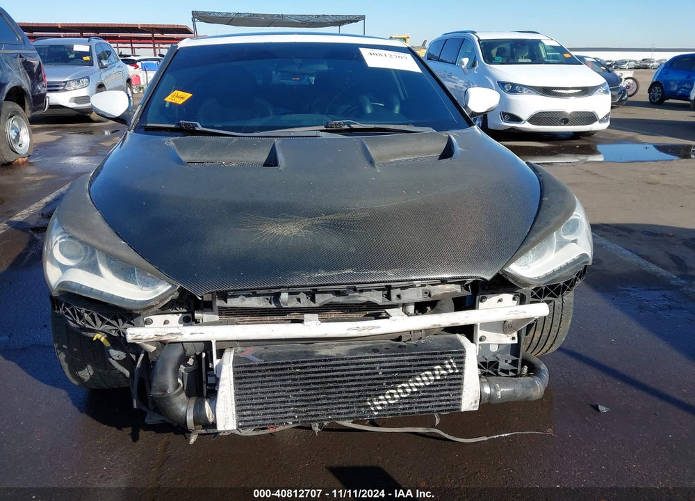 2016 HYUNDAI VELOSTER TURBO VIN: KMHTC6AE1GU249133