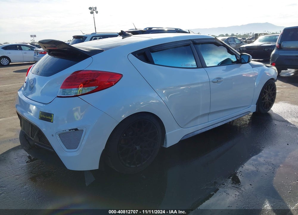 2016 HYUNDAI VELOSTER TURBO VIN: KMHTC6AE1GU249133