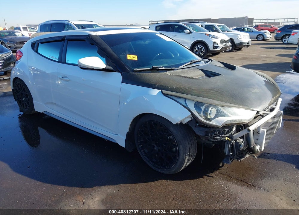 2016 HYUNDAI VELOSTER TURBO VIN: KMHTC6AE1GU249133