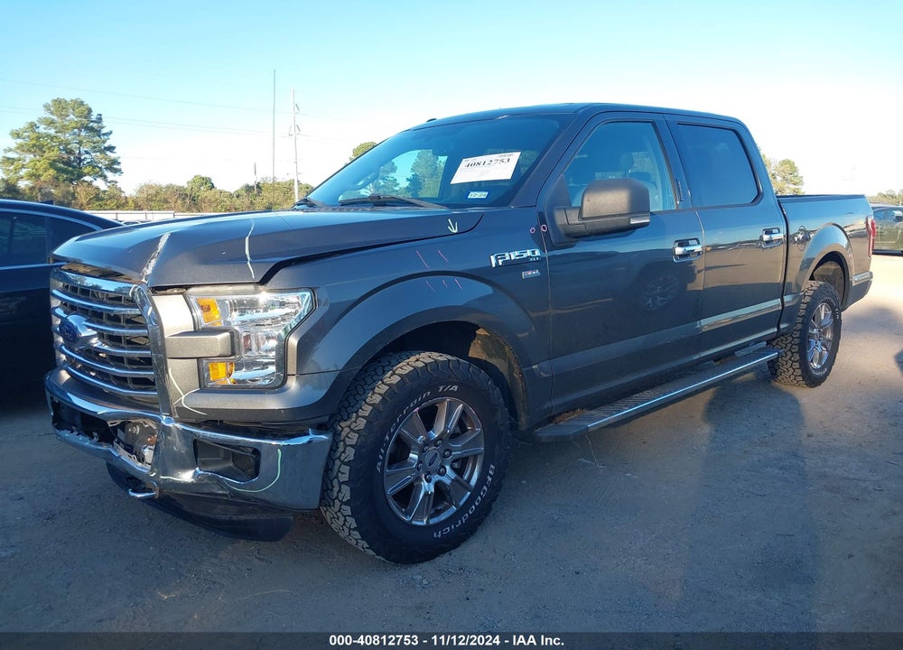 2016 FORD F-150 XLT VIN: 1FTEW1EF8GKF80619