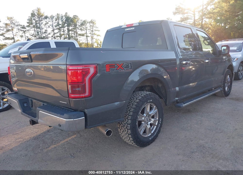 2016 FORD F-150 XLT VIN: 1FTEW1EF8GKF80619