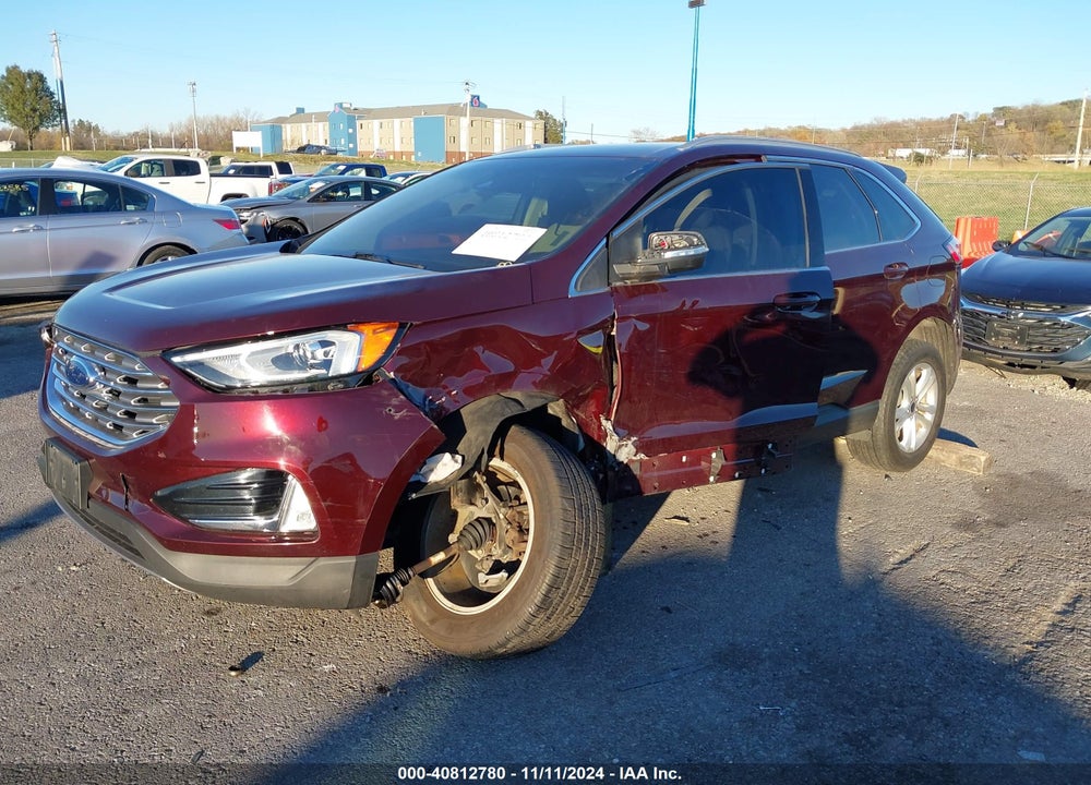 2019 FORD EDGE SEL VIN: 2FMPK4J98KBB86770