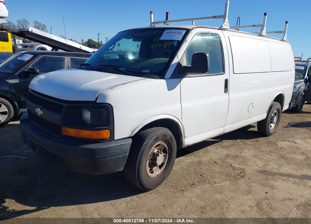 2010 CHEVROLET EXPRESS 2500 WORK VAN VIN: 1GCZGFBA1A1100633