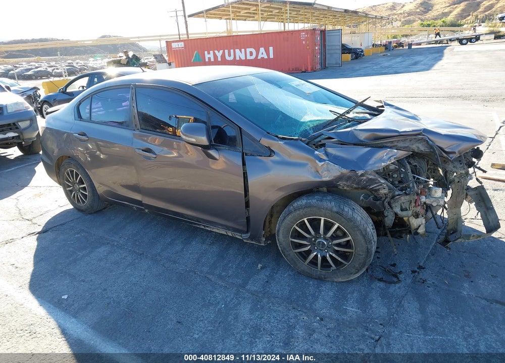 2013 HONDA CIVIC HYBRID VIN: 19XFB4F39DE202653