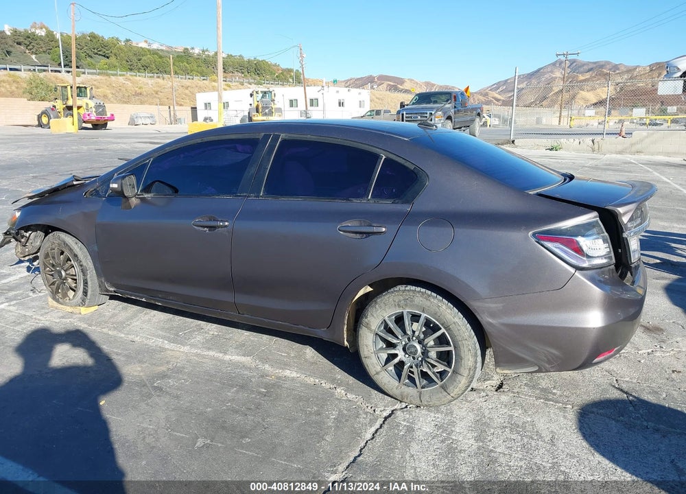 2013 HONDA CIVIC HYBRID VIN: 19XFB4F39DE202653