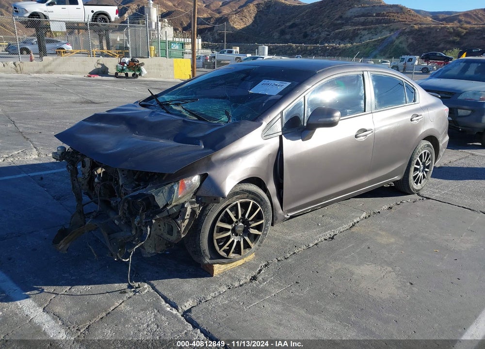 2013 HONDA CIVIC HYBRID VIN: 19XFB4F39DE202653
