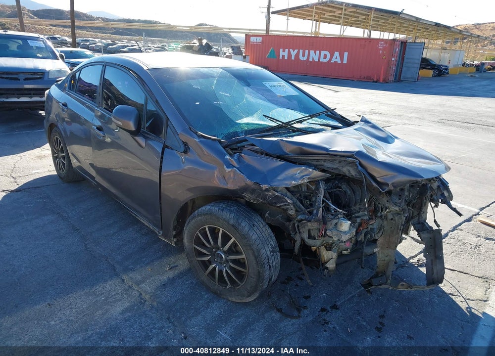 2013 HONDA CIVIC HYBRID VIN: 19XFB4F39DE202653