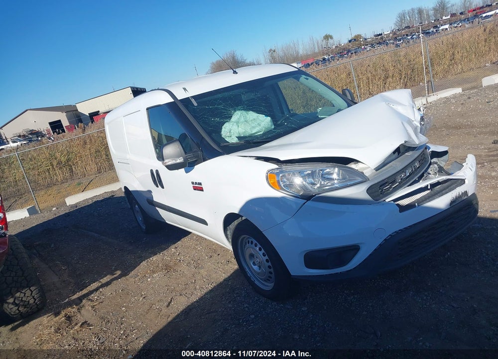 2022 RAM PROMASTER CITY CARGO VAN VIN: ZFBHRFAB9N6Y06552