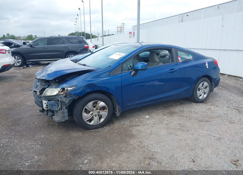2013 HONDA CIVIC LX VIN: 2HGFG3B59DH527277