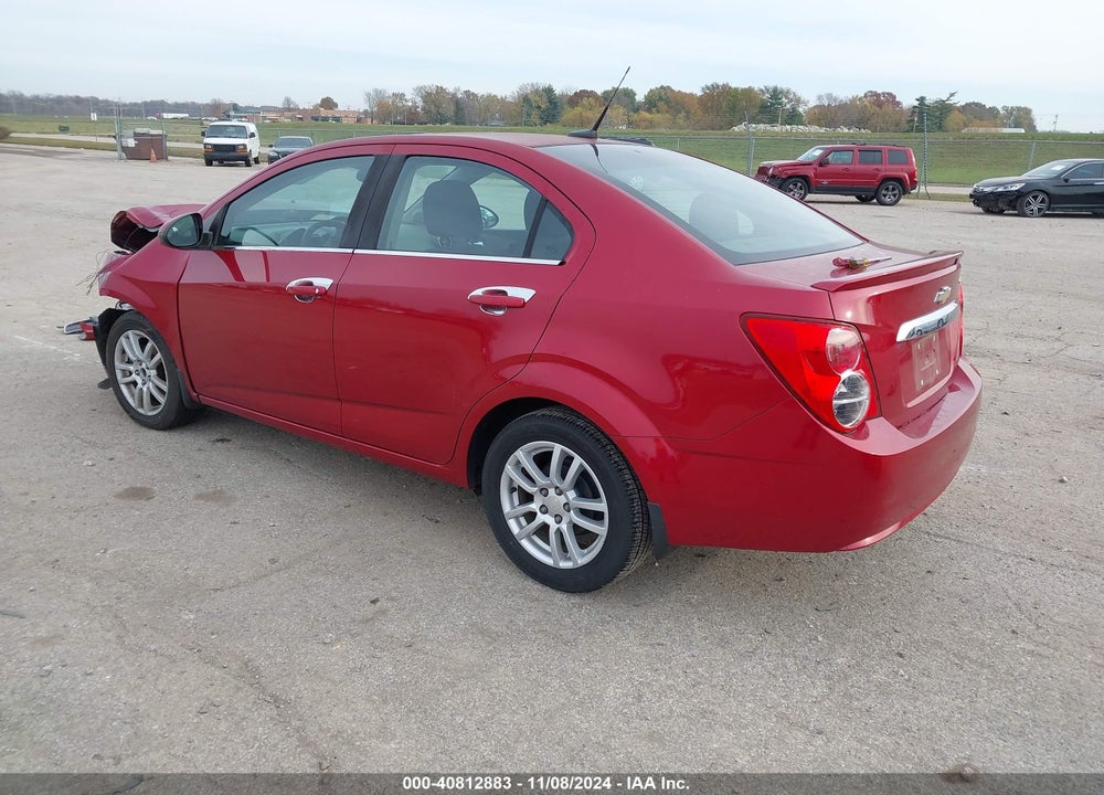 2013 CHEVROLET SONIC LT AUTO VIN: 1G1JC5SH7D4103337