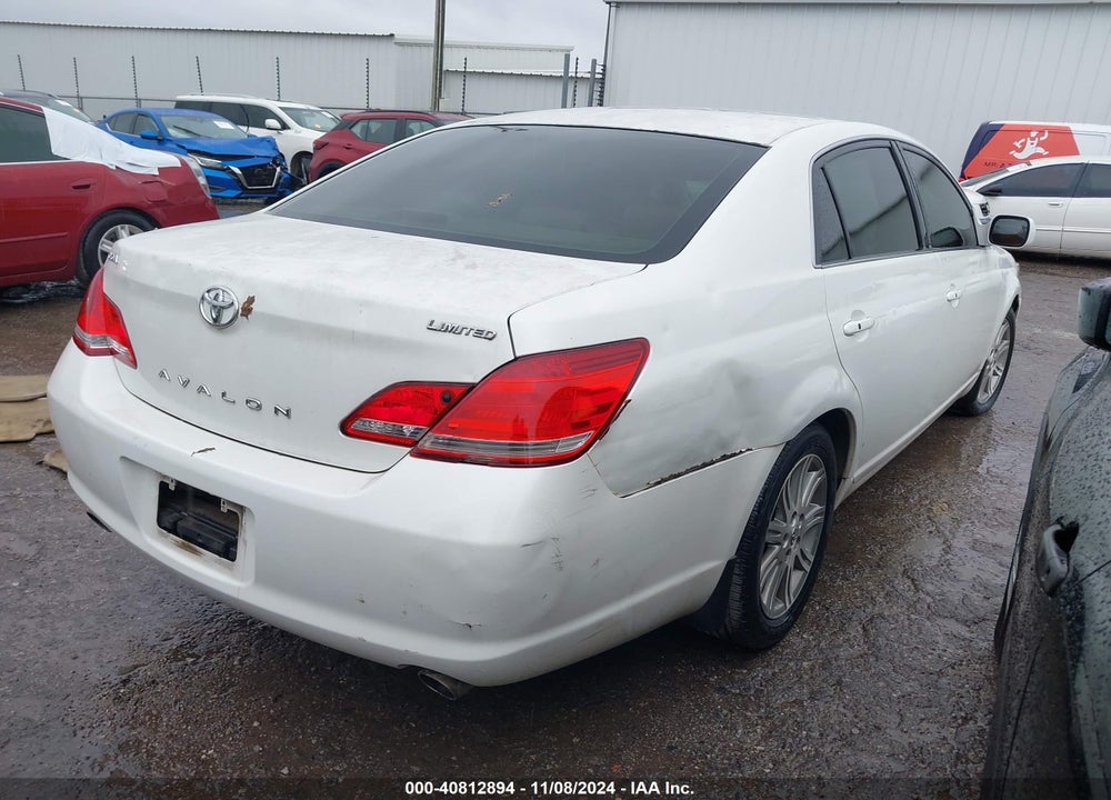 2005 TOYOTA AVALON LIMITED VIN: 4T1BK36B75U018634