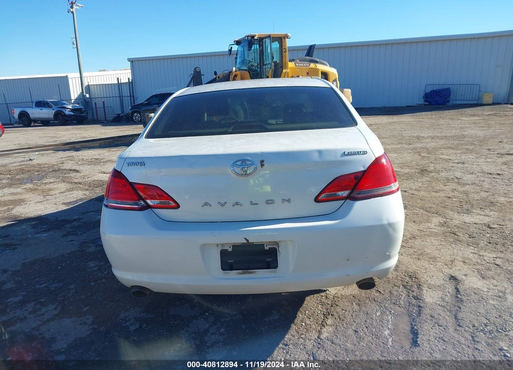 2005 TOYOTA AVALON LIMITED VIN: 4T1BK36B75U018634