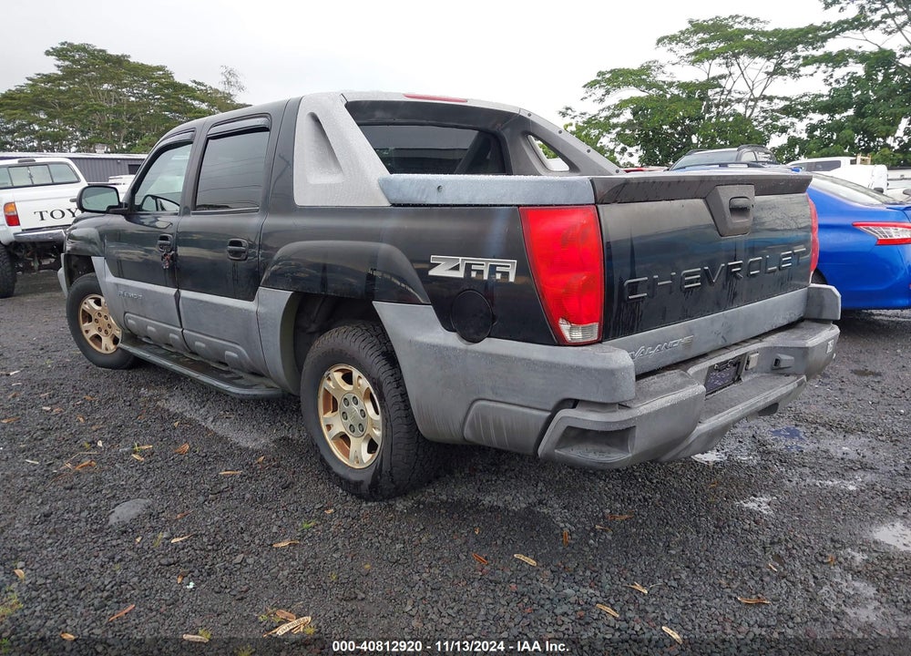 2003 CHEVROLET AVALANCHE 1500 VIN: 3GNEC13T13G301764
