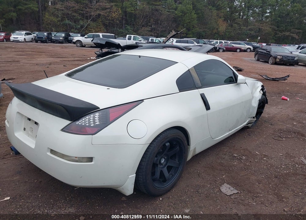 2004 NISSAN 350Z TOURING VIN: JN1AZ34D84M100938