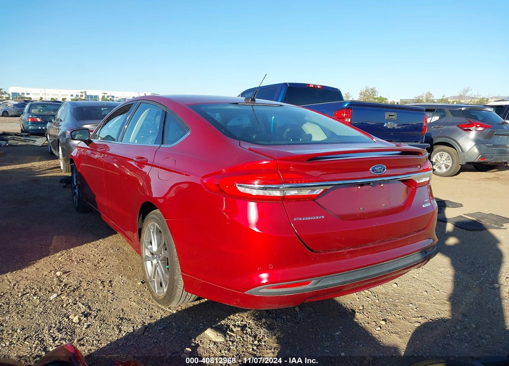 2017 FORD FUSION SE VIN: 3FA6P0HD5HR157845