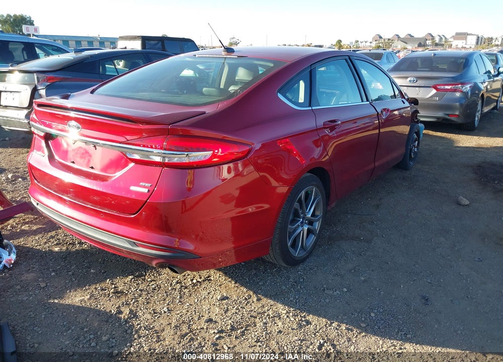2017 FORD FUSION SE VIN: 3FA6P0HD5HR157845