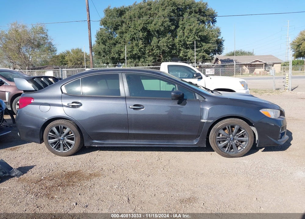 2015 SUBARU WRX VIN: JF1VA1A68F9834801