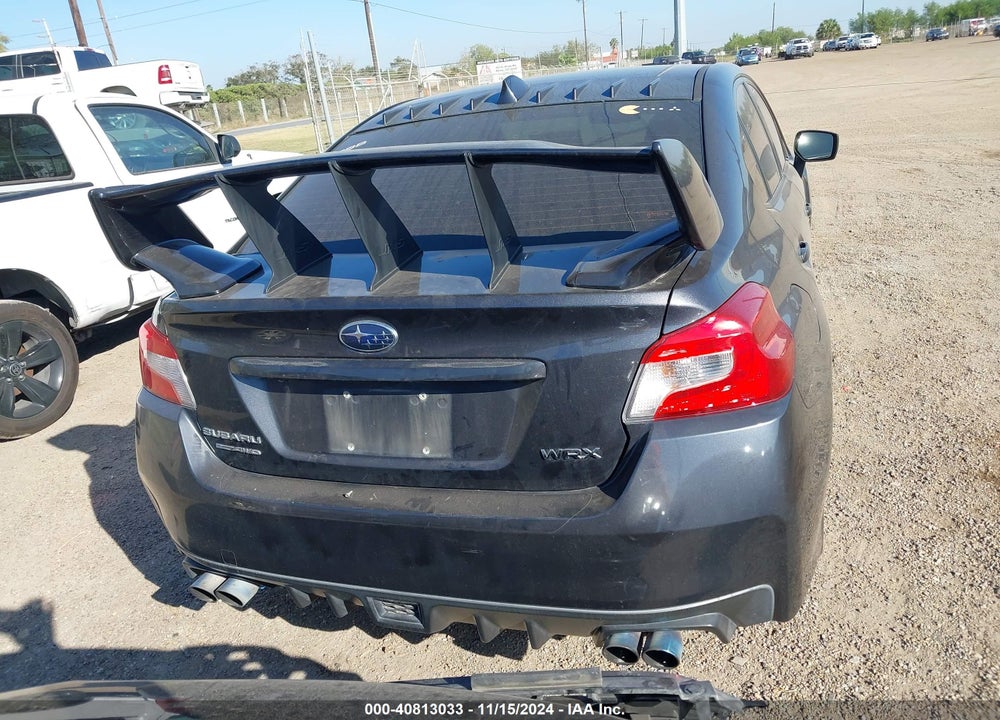2015 SUBARU WRX VIN: JF1VA1A68F9834801