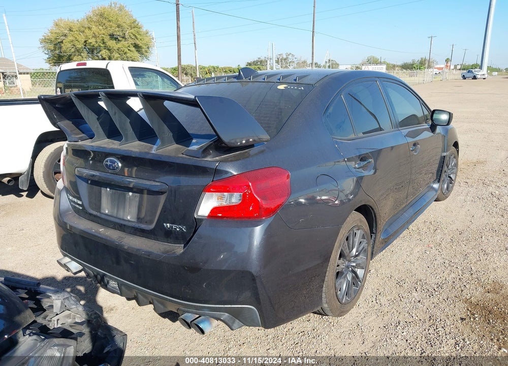 2015 SUBARU WRX VIN: JF1VA1A68F9834801
