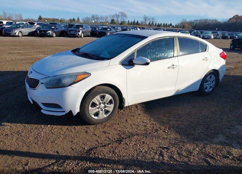 2016 KIA FORTE LX VIN: KNAFK4A6XG5611971