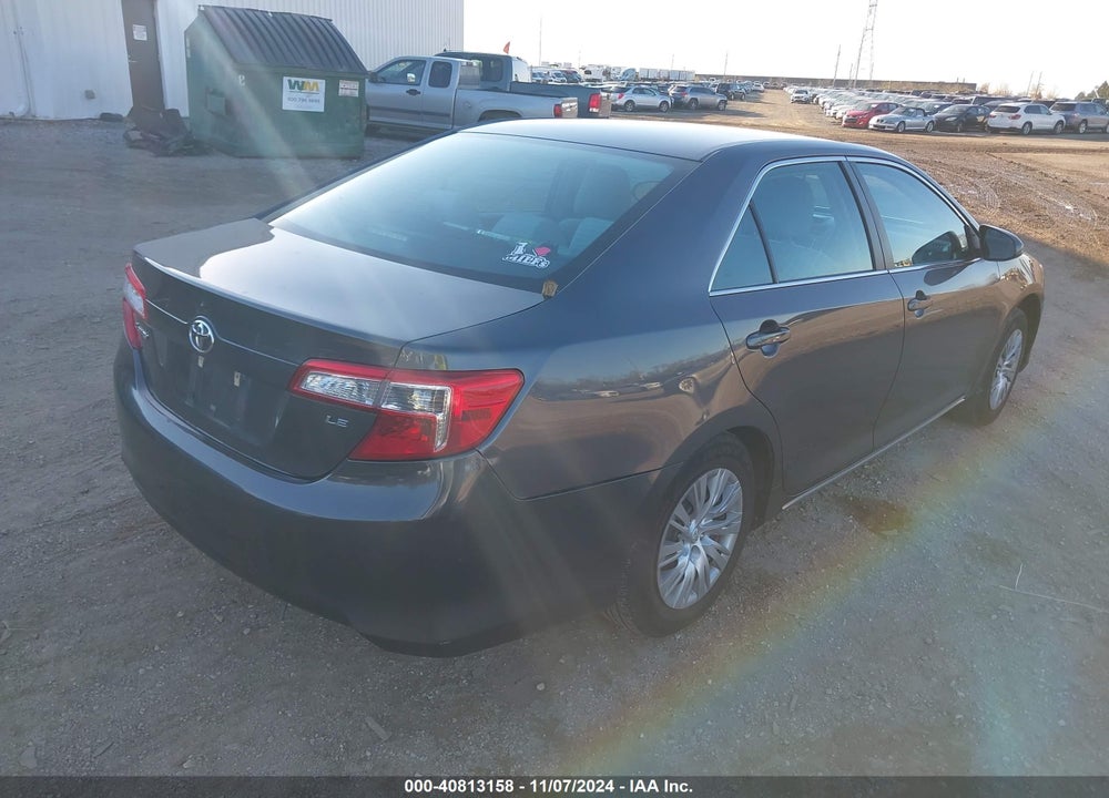 2013 TOYOTA CAMRY LE VIN: 4T1BF1FK0DU640077