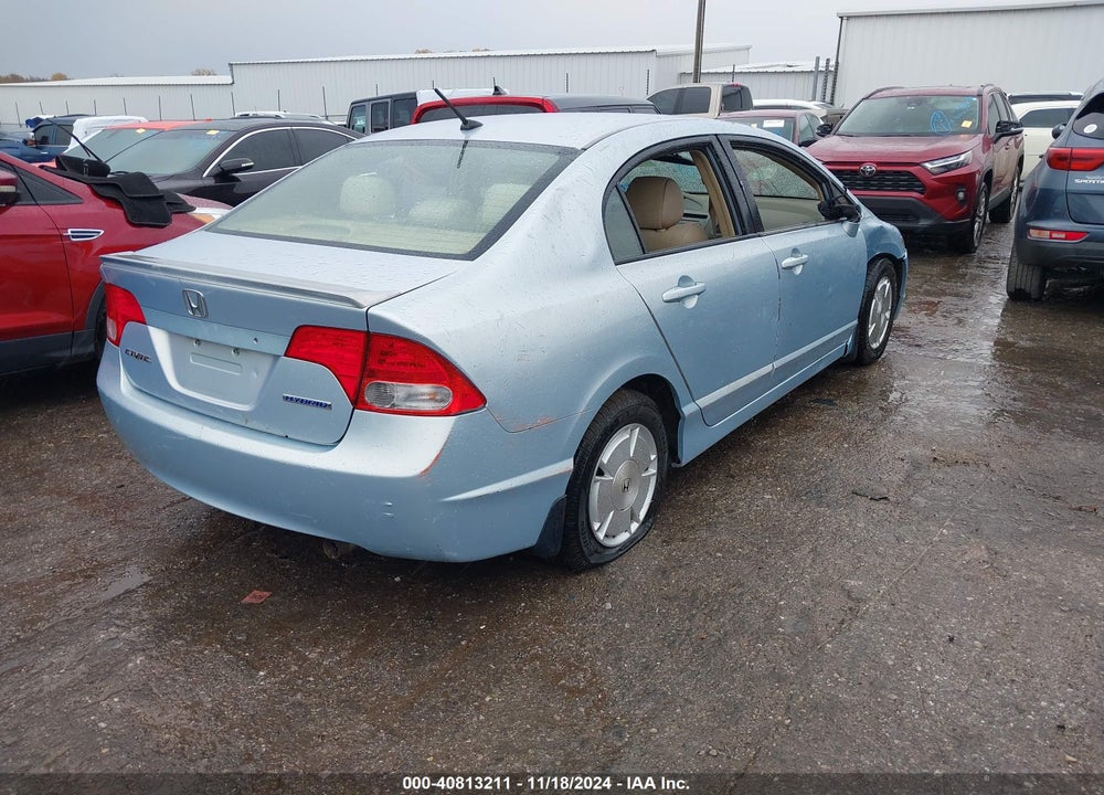2006 HONDA CIVIC HYBRID VIN: JHMFA36226S028556