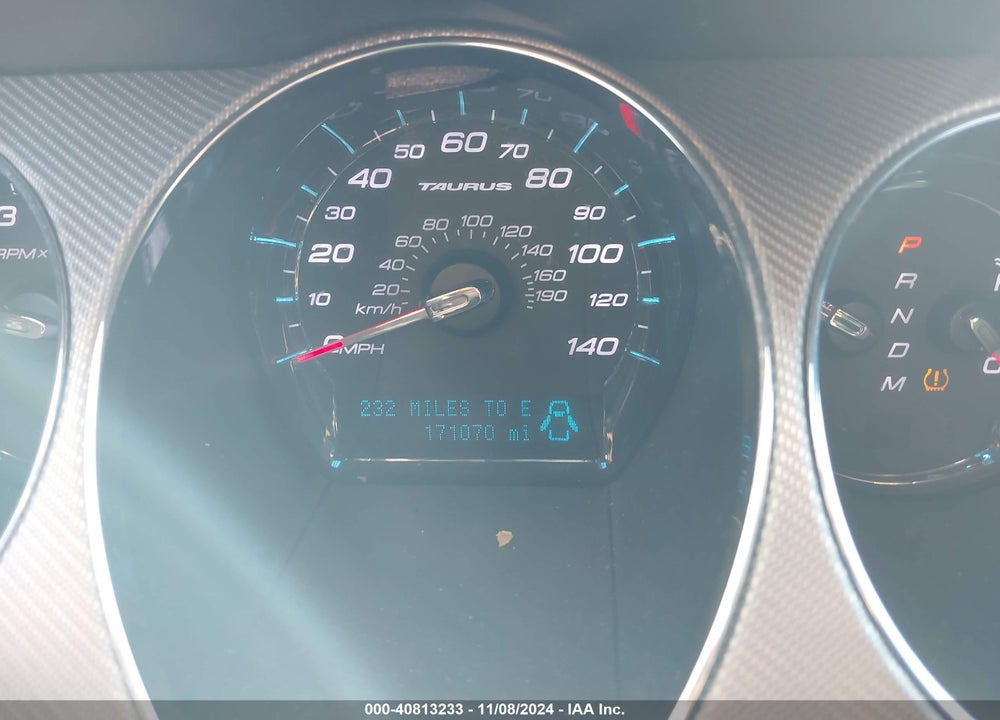 2011 FORD TAURUS SHO VIN: 1FAHP2KT9BG173968