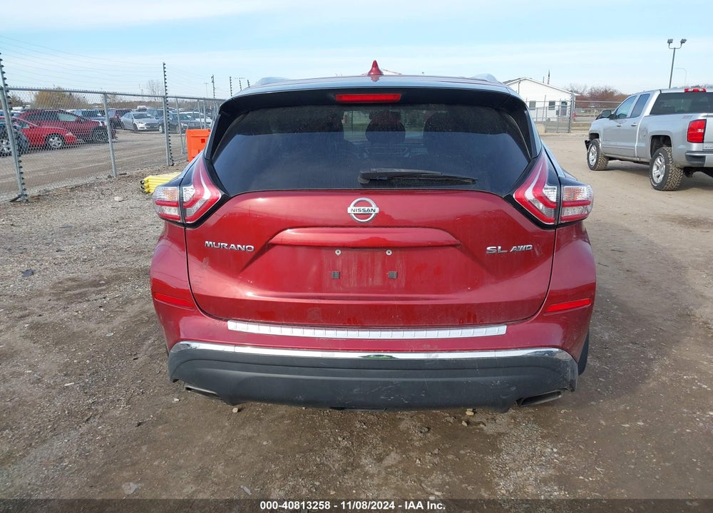 2017 NISSAN MURANO SL VIN: 5N1AZ2MH5HN163436